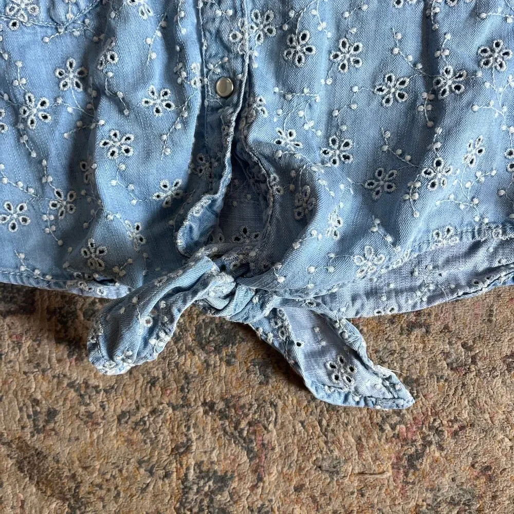 Guess chambray eyelet